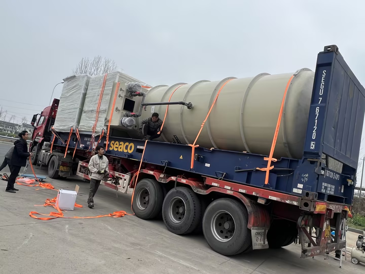 直击印度光伏项目现场：废气处理设备进场，施工序幕正式拉开